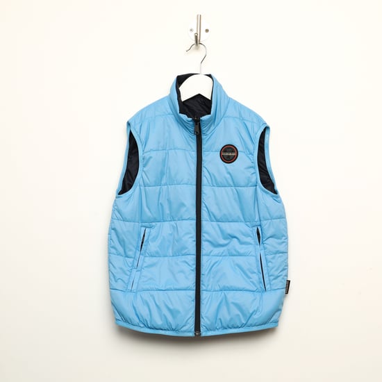 Boy's Napapijri Santafe Gilet in Blue