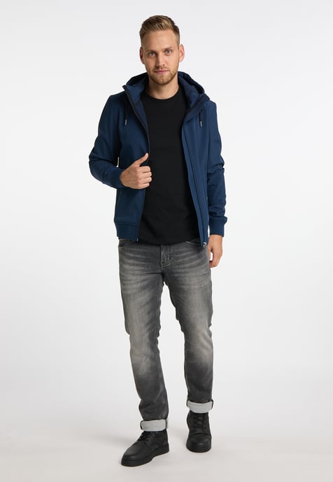Mo softshell blouson Heren marine - Image 4