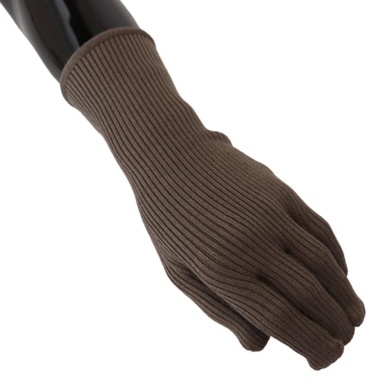 Grijze kasjmier gebreide winterhandschoenen - Image 6