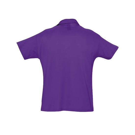 SOLS Heren Zomer II Pique Poloshirt met korte mouwen (Donkerpaars) - Image 2