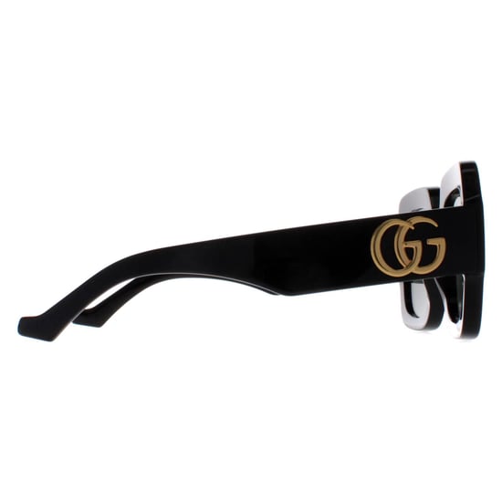 Gucci Vierkante Dames Zwarte Grijze GG1547S - Image 4