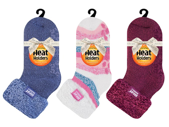 Heat Holders - Set van 3 gevoerde antislipsokken voor dames - Pack 1 - Image 2