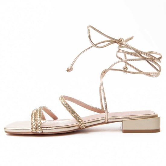 Montevida Platte Sandalen Sandsum In Goud - Image 5