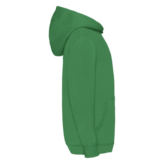 Fruit of the Loom Kinderen/Kinderen Classic Hooded Sweatshirt (Kelly Groen) - Image 3