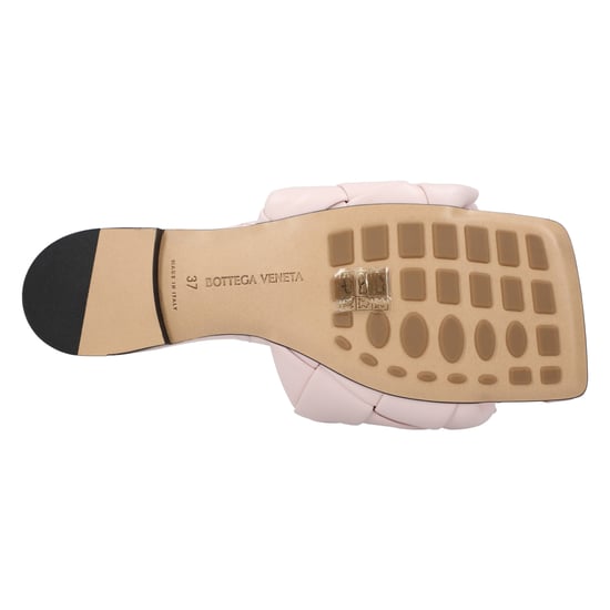 Bottega Veneta Lido Platte Sandalen roze - Image 4