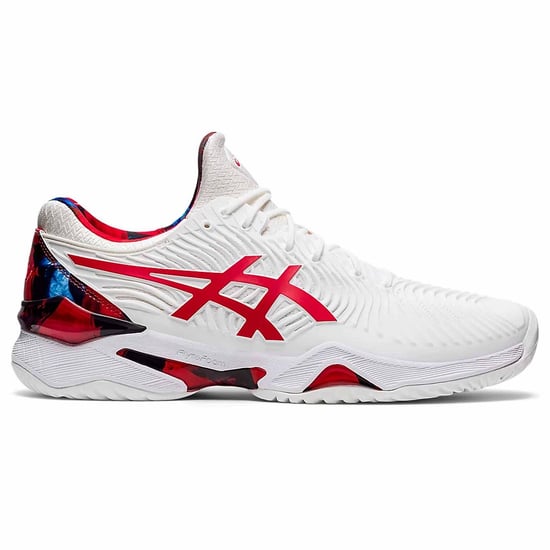 Asics Court FF Novak L.E. Mens White Tennis Trainers