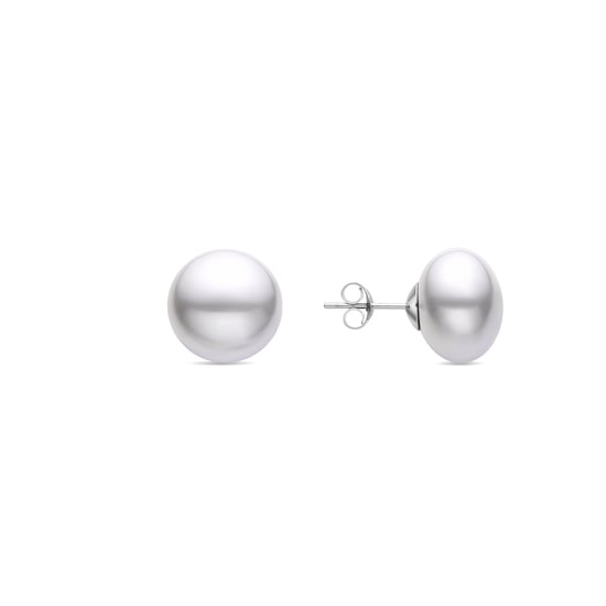 Luxenter Nandi 925 Sterling Zilver en Wit Rhodium Geplateerde Parel Oorbellen - Image 1