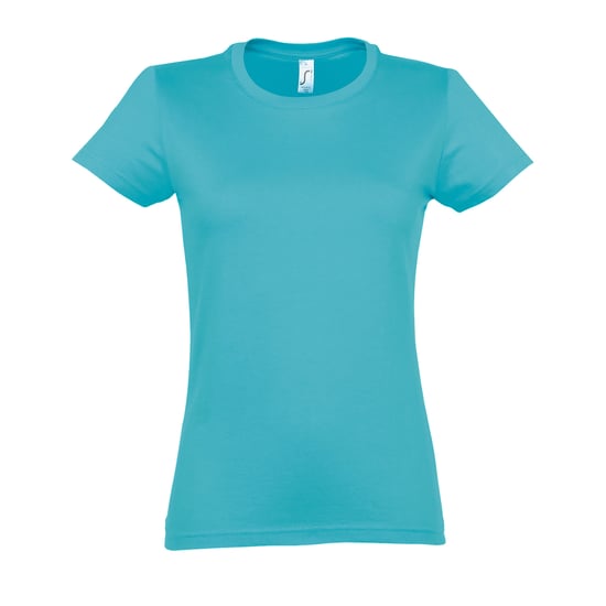 SOLS Womens/Ladies Imperial Heavy Short Sleeve T-Shirt (Blue Atoll)