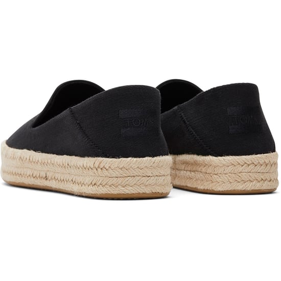 TOMS Carolina 100% Katoen Zwarte Damesspadrilles - Image 2