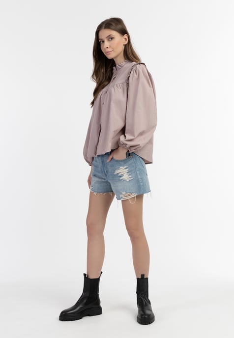 Dreimaster Blouse Dames oud roze - Image 2