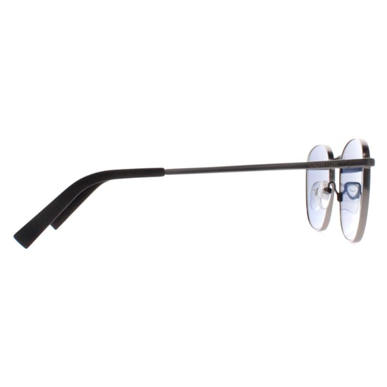Calvin Klein Square Mens Matte Gunmetal Solid Blue CK20122S
