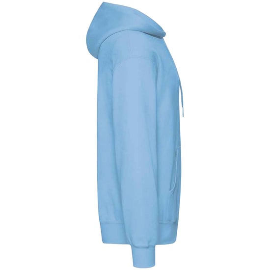 Fruit Of The Loom Unisex Volwassenen Klassiek Sweatshirt met capuchon (Hemelsblauw) - Image 3