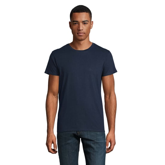 SOLS Heren Crusader Organisch T-shirt (Denim) - Image 5