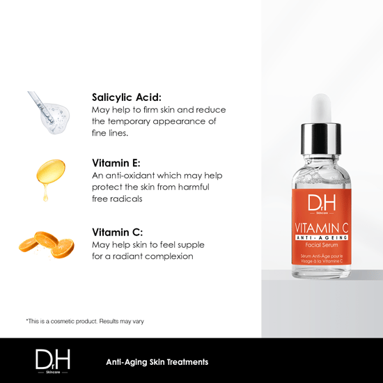 Dr H Anti-Aging Vitamine C Gezichtsserum 30ml - Image 5