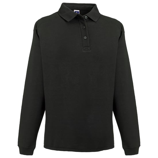Russell Europe Mens Heavy Duty Collar Sweatshirt (Zwart) - Image 1