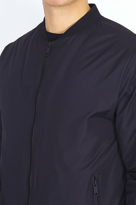Black 'Sanjay' Bomber Jacket - Image 3