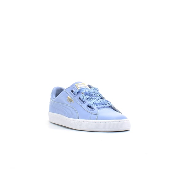 PUMA Basket Heart Crochet Purple Womens Trainers