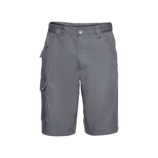 Russell Mens Polycotton Twill Shorts (Convoy Grey)