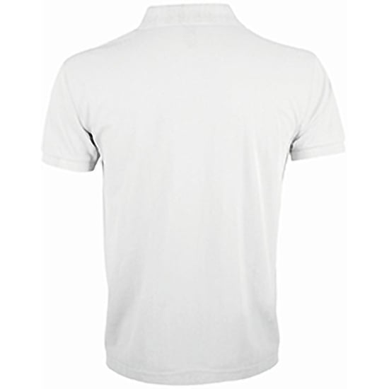 SOLS Heren Prime Pique Poloshirt met korte mouwen (Wit) - Image 2