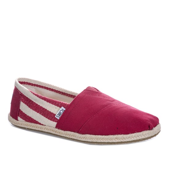 Toms University Classic Alpargata Red Womens Shoes