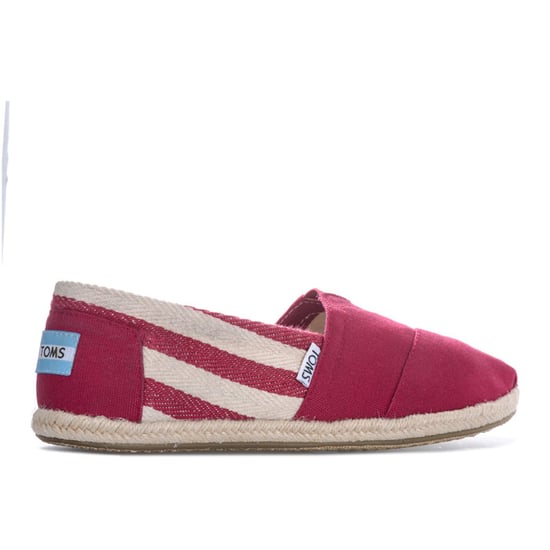 Toms University Classic Alpargata Red Womens Shoes