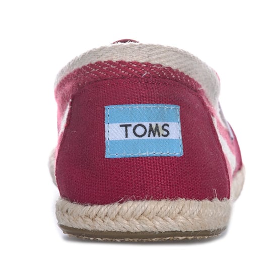 Toms University Classic Alpargata Red Womens Shoes