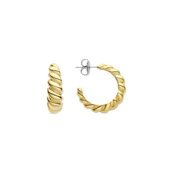 Luxenter Intia oorbellen afgewerkt met 18K geelgoud plating - Image 1