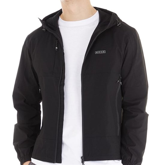 Nicce Shoreline Heren Zwart Windjack - Image 1