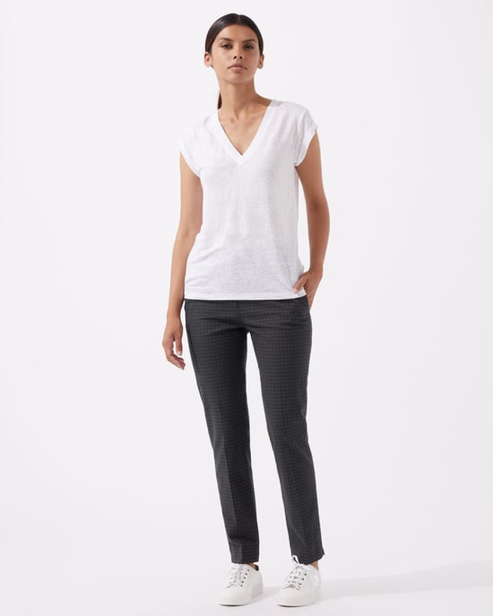 Square Spot Jacquard Trouser