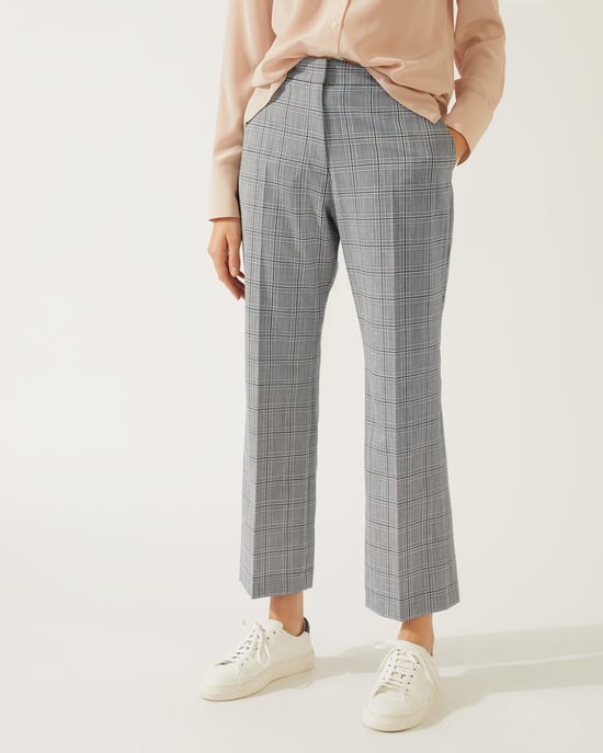 Mono Check Crop Trouser