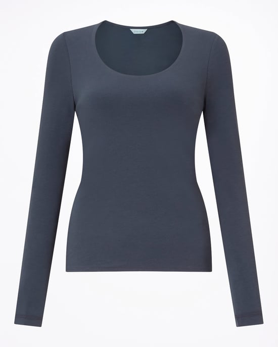 Double Front Scoop Tee
