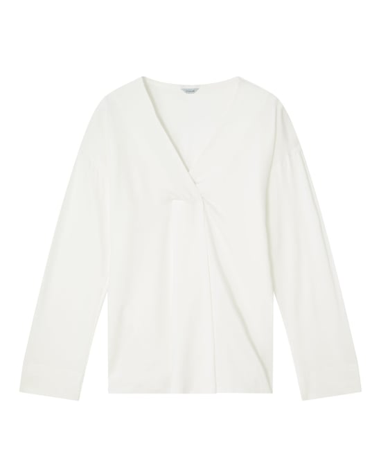 Slinky Stitch Placket Blouse