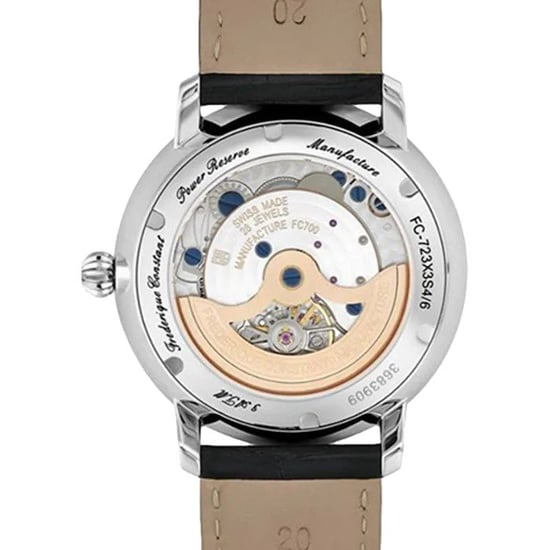 Frédérique Constant Slimline Men's Black Watch FC-723WR3S6