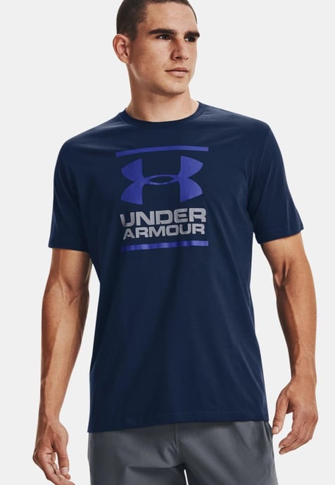 Under Armour Heren UA GL Foundation T Shirt In Navy - Image 1