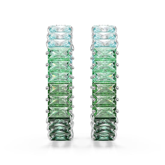 Swarovski 'Matrix Baguette' Dames Oorbellen van Basismetaal - Zilver 5705787 - Image 2