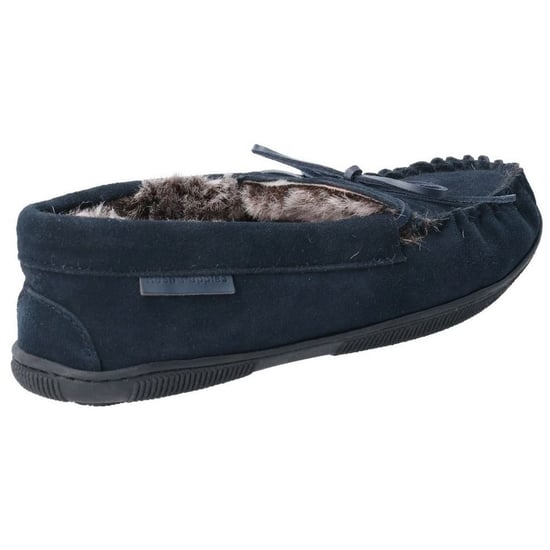Hush Puppies Heren Ace Slip On Leren Slipper (Marine) - Image 2