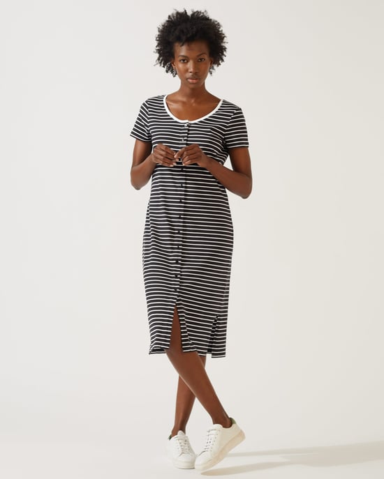Button Through Jersey Dress