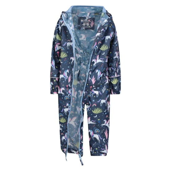 Mountain Warehouse Baby Eenhoorn Regenpak (Blauw/Roze/Groen) - Image 5