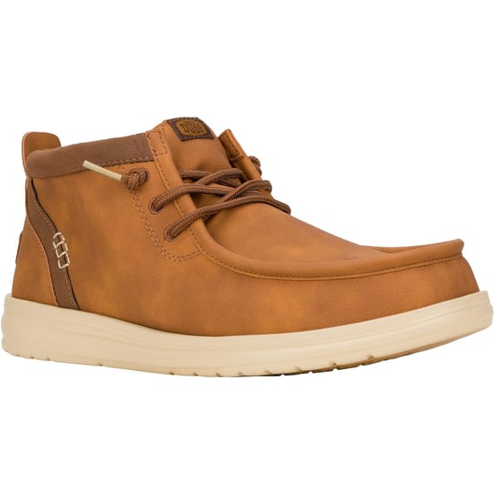 HEYDUDE Wally Mid GripR Klassieke Polyurethaan Herenschoenen Cognac/Tan - Image 1