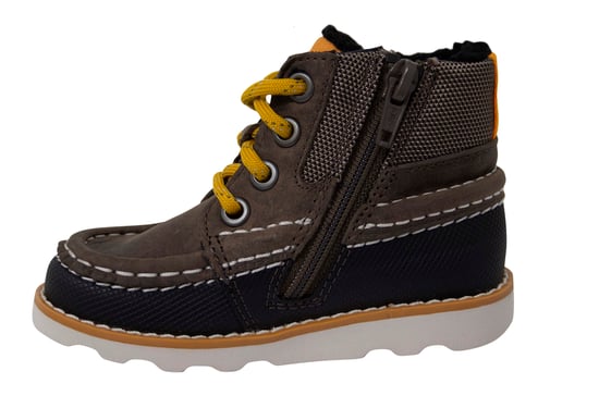 Clarks Crown Spirit Kids Black Boots
