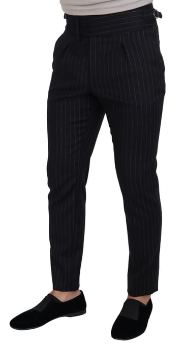 Gestreepte Wol Chino Broek - Image 2