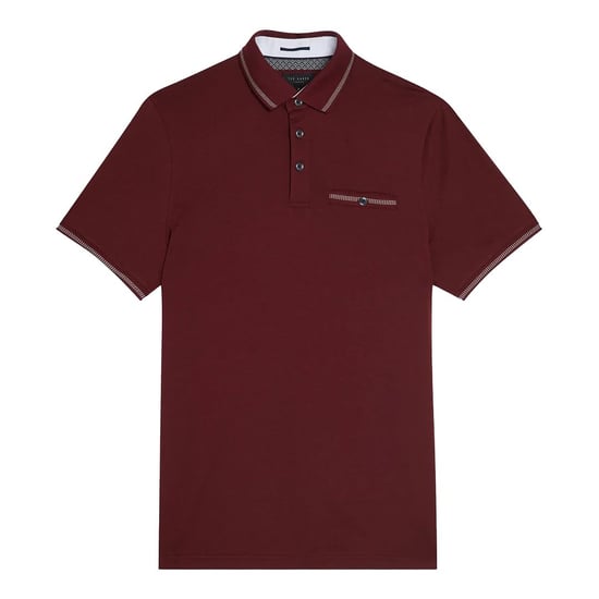 Ted Baker Tortila Mens Maroon Polo Shirt