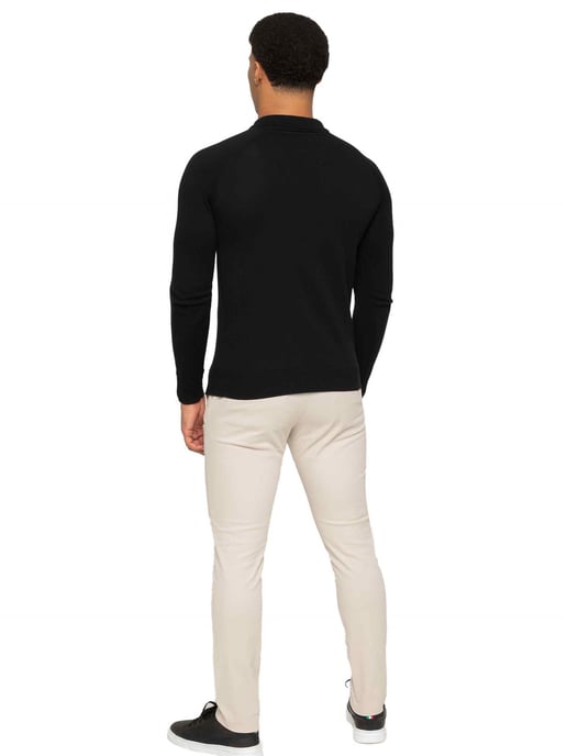 Enzo Milano heren polotrui met halve rits - Image 6