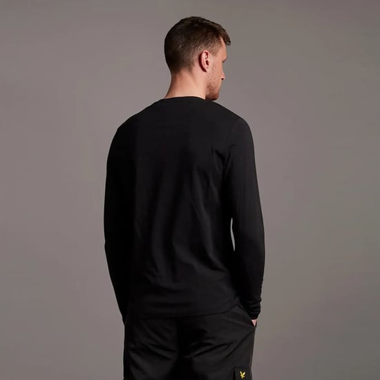 Lyle & Scott Gewoon T-shirt met lange mouwen in Zwart - Image 2