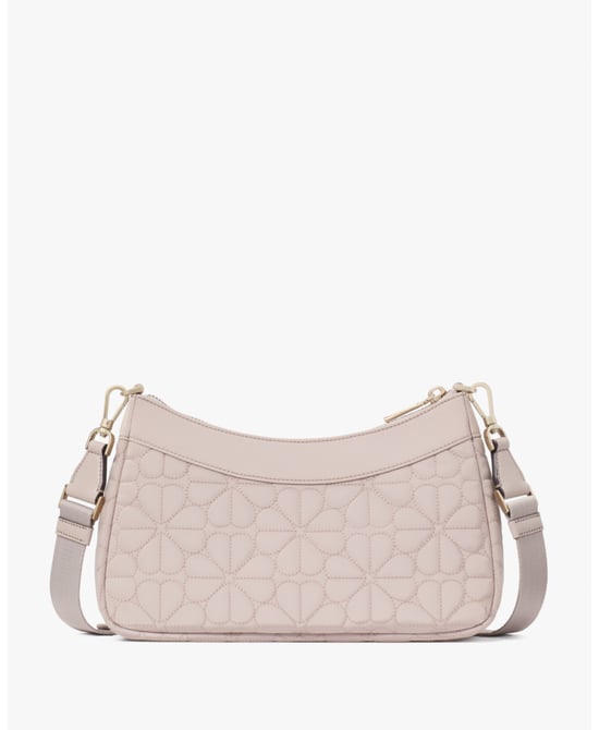 Spade Flower Quilted Spade Flower Quilted Poly Medium Convertible Crossbody - Image 6