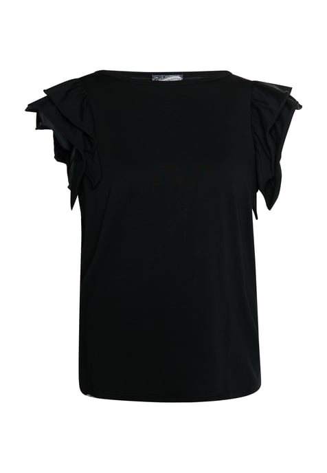 Dreimaster T-shirt Dames zwart - Image 1