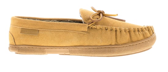 Hush Puppies ace leather mens full slippers tan