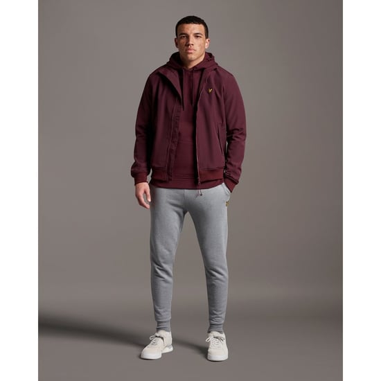 Lyle & Scott pullover hoodie in bordeauxrood - Image 2
