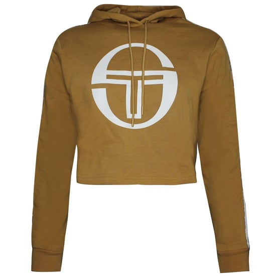 Sergio Tacchini Goran Hoodie Womens Cropped Sweatshirt Camel Jumper 38072 499