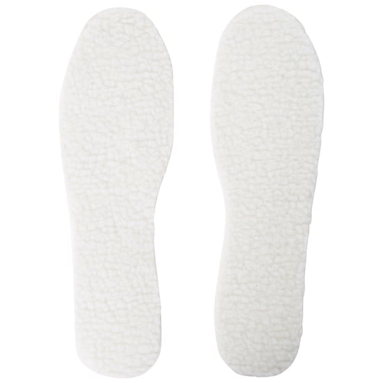 Trespass Bearfeet Sherpa Lined Insoles (White)